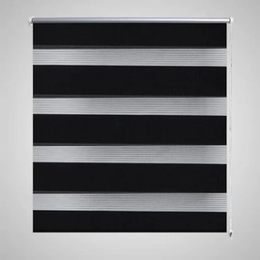 Σύστημα Σκίασης Ρόλερ Zebra Μαύρο 120 x 230 εκ. - Μαύρο