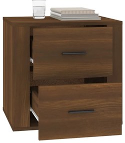 vidaXL Κομοδίνο Καφέ Δρυς 50 x 39 x 47 εκ.