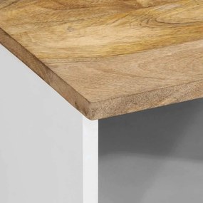Κομοδίνο 40 x 33 x 46 εκ. από Μασίφ Ξύλο Μάνγκο - Καφέ