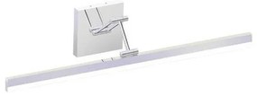 Απλίκα Φωτιστικό Μπάνιου LED 16W Νίκελ IP44 3CCT 80cm Arte Illumina Aura 144-80524 Eurolamp-144-80524-Νίκελ Ματ 144-80524