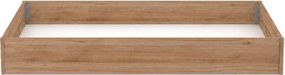 Συρόμενο Κρεβάτι Κρεμ / Δρυς GRONER 94.6x199x24.5