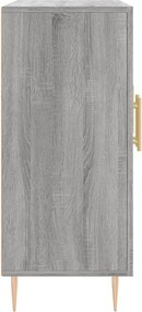 vidaXL Ντουλάπι Γκρι Sonoma 90 x 34 x 80 εκ. από Επεξεργασμένο Ξύλο