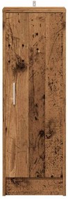 ντουλάπι παπουτσιών Παλιό ξύλο 32x35x92 cm Κατασκευασμένο ξύλο - Καφέ