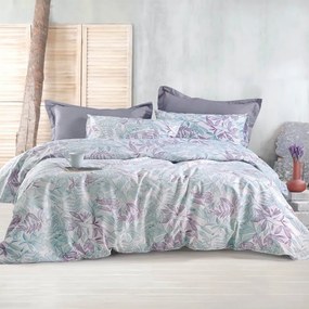 Πάπλωμα Elein (Σετ 2τμχ) Green-Purple Ρυθμός Ημίδιπλο 160x240cm Βαμβάκι-Πολυέστερ