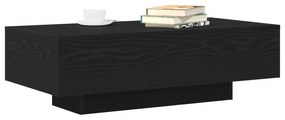 vidaXL Τραπέζι καφέ Μαύρη Δρυς 100x30x36,5 εκ Επεξεργασμένο ξύλο