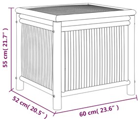 ΚΟΥΤΙ ΑΠΟΘΗΚΕΥΣΗΣ ΚΗΠΟΥ 60 X 52 X 55 ΕΚ. ΑΠΟ ΜΠΑΜΠΟΥ 319874