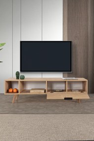 Έπιπλο Τηλεόρασης Sapphire Δρυς REFRO 160x35x18