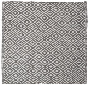 Πατάκι Μπάνιου 60x60cm Cotton Sealskin Trellis Grey 800108