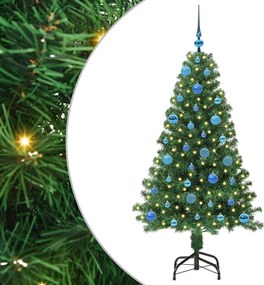 vidaXL Τεχνητό Χριστουγεννιάτικο Δέντρο με 150 LED Πράσινο 150 cm