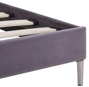 vidaXL Πλαίσιο Κρεβατιού Γκρι 180 x 200 εκ. Υφασμάτινο