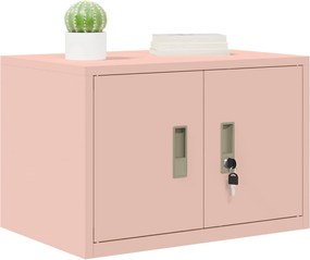 vidaXL Ντουλάπι αποθήκευσης Ροζ 60 x 40 x 40 εκ. Ατσάλι