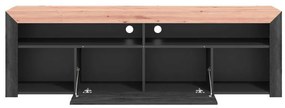 Έπιπλο Τηλεόρασης Almeida 180 Artisan Oak - Carbon 180x41x57 εκ. 180x41x57 εκ.