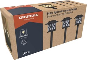 Ηλιακά Φωτιστικά Καρφωτά (Σετ 3τμχ) Grundig 871125230440