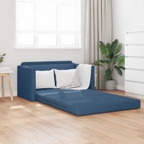vidaXL Καναπές Κρεβάτι 2 σε 1 Μπλε 124x71x78 cm Ύφασμα