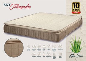 Στρώμα Sky Orthopedic Aloe Vera με Ανώστρωμα - 130x190