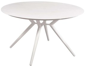 Τραπέζι Higer HM6061.01 Στρογγυλό Φ126x73cm White