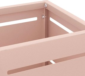 vidaXL Βάση ομπρέλας βροχής Ροζ 15,5 x 15,5 x 49 εκ Ατσάλι