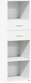 vidaXL Ντουλάπι Λευκό 40x42,5x124 εκ. από Επεξεργασμένο Ξύλο