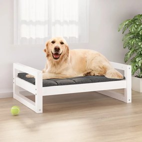 Κρεβάτι Σκύλου Weiß 75,5x55,5x28 εκ. από Μασίφ Ξύλο Πεύκου
