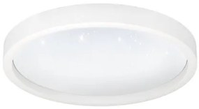 Έξυπνο Φωτιστικό Οροφής Πλαφονιέρα LED 17,8W RGB TW 3CCT Dimmable Εφέ Montemorelos-Z Eglo-900408-Λευκό 900408