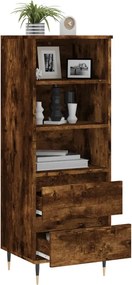 vidaXL Ντουλάπι Καπνιστή Δρυς 40x36x110 εκ. από Επεξεργασμένο Ξύλο