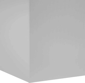 vidaXL Γλάστρα Κήπου Ασημί 40 x 40 x 60 cm Γαλβανισμένος Χάλυβας