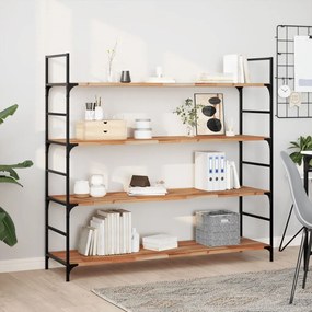 vidaXL Ράφια Κρεμαστά 2 Τεμ. 140x40x2εκ. Φινίρισμα Λαδιού Μασίφ Ακακία