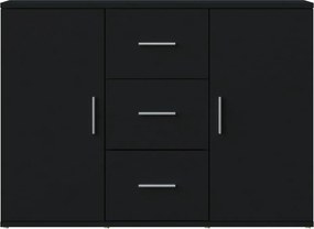 vidaXL Ντουλάπι Μαύρο 91 x 29,5 x 65 εκ. από Επεξεργασμένο Ξύλο