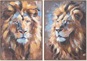 Καμβάς Home ESPRIT πολυστερίνη Καμβάς 70 x 3,5 x 100 cm