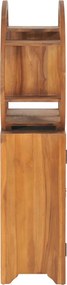vidaXL Ντουλάπι με Ραφιέρα Σχέδιο Γιν Γιανγκ 70x30x130 εκ. Ξύλο Teak