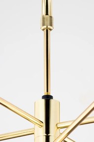 Κρεμαστό Πολύφωτο Moka 4xG9 Χρυσό με Οπάλ Γυαλί