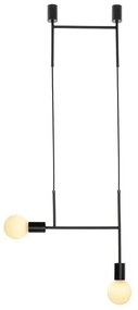 Φωτιστικό Οροφής TNK852P38BK 2ΧΕ27 38X4X110 Black Aca Decor Metal