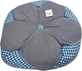 Μαξιλάρι καρέκλας Πουφ - 50cm - 720186 - Grey/Blue