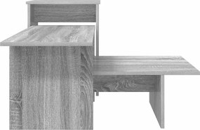 vidaXL Τραπέζι κονσόλας Γκρίζο Σονομα 91,5 x 35 x 38,5 εκ