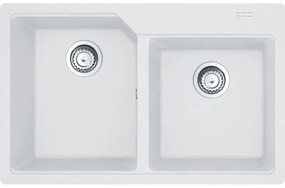 Franke Urban UBG 620-78 Polar White Γρανιτένιος Νεροχύτης 80cm