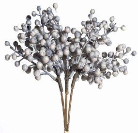 Τεχνητό Μπουκέτο Σαμπούκος 4691-7 28cm Blue Supergreens Polyethylene,Fabric