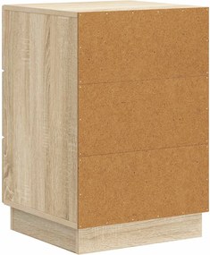 vidaXL Κομοδίνο Sonoma Δρυς 43 x 41 x 63,5 εκ. Επεξεργασμένο Ξύλο