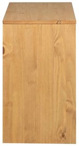 vidaXL Ντουλάπι SAUDA Δρυς 80x43x75,5 εκ. από Μασίφ Ξύλο Πεύκου