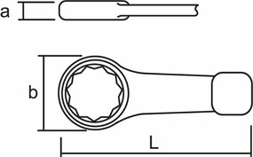 Πλήκτρο αστεριού KUKKO 55 mm Χάλυβας