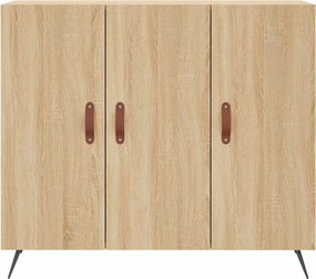 vidaXL Ντουλάπι Sonoma δρυς 90x34x80 εκ. Επεξεργασμένο Ξύλο