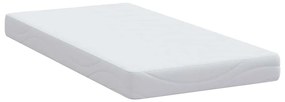 vidaXL Στρώμα Λευκό 80 x 160 cm Τζελ Μνήμης Φόρμα