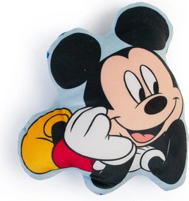 Διακοσμητικό Μαξιλάρι Βελουτέ 2 Όψεων Dimcol Mickey 694 Sky Blue 20cm