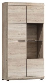 MATIS Βιτρίνα χαμηλή Δρυς Link 80x158εκ MatisLM153300493