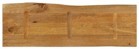 vidaXL Επιφάνεια Τραπεζιού 140x40x3,8 εκ. Live Edge Μασίφ Ξύλο Μάνγκο