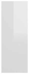 Τραπεζάκι Κονσόλα Γυαλιστερό Λευκό 105 x 30 x 80 εκ Μοριοσανίδα - Λευκό