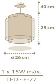 Φωτιστικό οροφής Ango Baby Chick