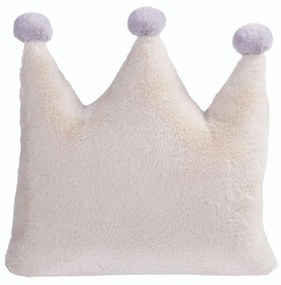 Γούνινο Διακοσμητικό Μαξιλάρι (40x40) Nef-Nef Homeware Baby Crown Ecru