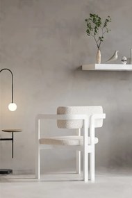 Stewehome λευκό Κομψή καρέκλα 1 Κουζίνα και τραπεζαρία 45x48x75 cm