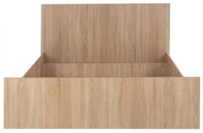 Κρεβάτι ADLER Διπλό Sonoma Oak 160x200 εκ. 170x205x95 εκ.