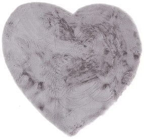 Παιδικό Γούνινο Χαλί (100x100) Royal Carpet Bunny Kids Heart Silver